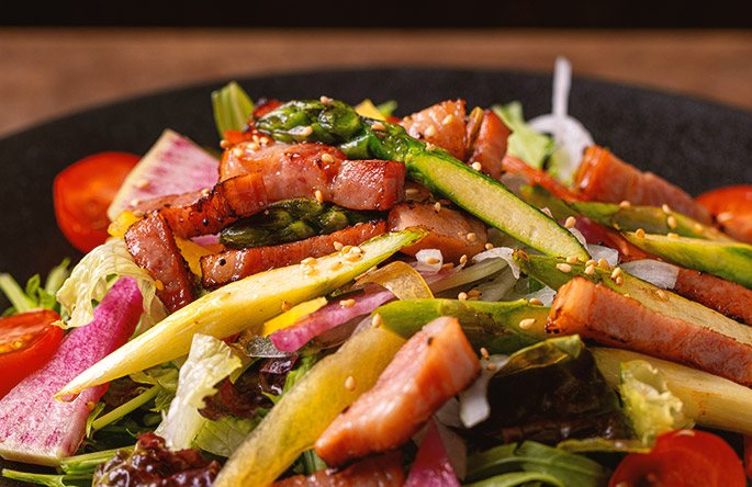 ベーコンアスパラサラダ